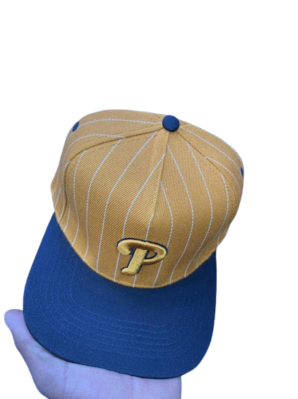 Philadelphia Phillies Pinstripe Two-Tone Snapback Hat – Gold & Black